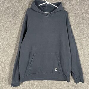 Born Primitive Hoodie Mens 2XL Navy Blue Fleece‎ Pullover Athletic Sweatshirt